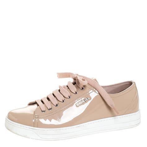 prada tan chunky trainers